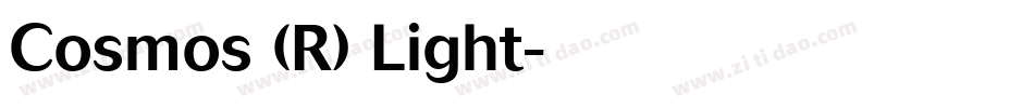 Cosmos (R) Light字体转换